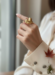 Chunky Heart Ring 510011