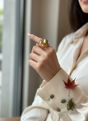 Chunky Heart Ring 510011