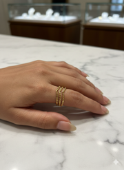 Beaded Bubble stacking Ring 510007