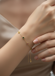 Stone Charm Bracelet 210004